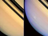 La sonda Cassini-Huygens capta una inmensa tormenta eléctrica en Saturno.