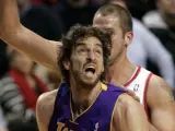 Gasol, en una acción del partido.