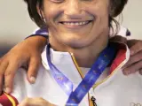 La judoca Isabel Fernández.