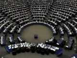 Interior de la sede del Parlamento Europeo.