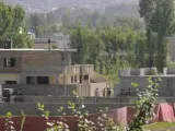 Vista general del complejo donde presuntamente las fuerzas estadounidenses mataron al líder de la red terrorista Al Qaeda, Osama Bin Laden, en la localidad de Abbotabad, cerca de Islamabad (Pakistán).