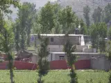 La casa-fortaleza en la que se escondía Bin Laden en Abbotabad, Pakistán.