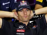 El piloto australiano de Fórmula 1 Mark Webber, de la escudería Red Bull, en Montmeló.