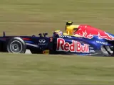 Mark Webber, piloto australiano de Red Bull, durante el Gran Premio de España en Montmeló.