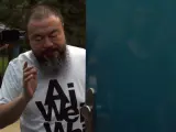 El artista chino Ai Weiwei cierra la puerta de su estudio tras hablar con la prensa en Pekín. Detenido desde abril tras varias críticas al Gobierno chino, una acción que desató una ola de críticas por parte de intelectuales y organizaciones de derechos humanos, Weiwei ha sido liberado bajo fianza.
