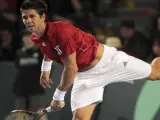 Fernando Verdasco, en la Copa Davis.