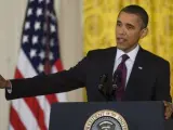 El presidente de Estados Unidos, Barack Obama, en la Casa Blanca.
