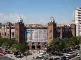 La plaza de toros Monumental de Barcelona.