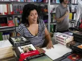 La escritora madrileña Almudena Grandes en la Semana Negra de Gijón.