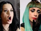 Katy Perry y Lady Gaga, en sendas imágenes de archivo.