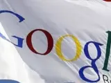 Bandera con el logotipo de Google.