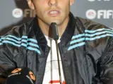 Kaká, en la presentación de un videojuego.