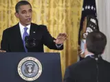 Barack Obama, en rueda de prensa.