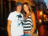 Carles Puyol y su novia, Malena Costa, en Roma.