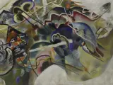 La obra de Kandinsky 'Pintura con borde blanco'