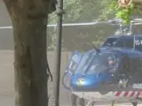 El helicóptero que ha llevado a Artur Mas al Parlament