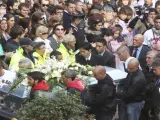 Funeral de Simoncelli en Coriano.