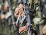 Guerrilleros de las FARC en Colombia.