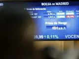 Imagen que muestra la evoluci&oacute;n de la Bolsa de Madrid.