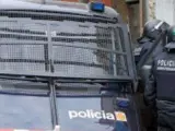 Agentes de los Mossos d'Esquadra.