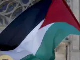 Imagen de archivo de una bandera palestina.