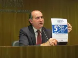 El Conseller De Economía, Enrique Verdeguer, Presenta La Emisión De Bonos.