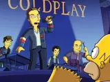 El grupo de música Coldplay, en la temporada 21 de 'Los Simpson'.