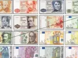 Euros y pesetas