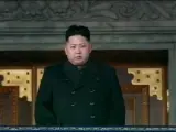 Reproducción hecha por la Agencia Yohap de las imágenes del cubrimiento por la televisión estatal KCTV que muestra al nuevo líder norcoreano, Kim Jong-un, durante el memorial que concluye los actos fúnebres de su padre.