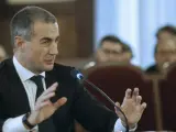 El exsecretario regional del PP Ricardo Costa, durante su declaración en el juicio por la denominada "causa de los trajes" del caso Gürtel.