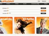 Imagen de la web Megaupload.