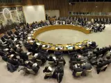 Consejo de Seguridad de Naciones Unidas sobre la situación en Siria, en la sede de Naciones Unidas en Nueva York, Estados Unidos.