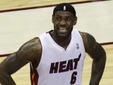 LeBron James, alero de Miami Heat.