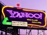 El cartel de Yahoo! se apaga