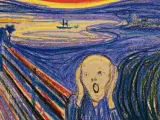 La obra El grito, del noruego Edvard Munch.