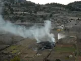 Brigada Helitransportada Apaga Fuego Agrícola En Beceite, Teruel