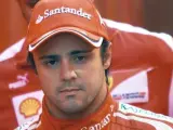 Felipe Massa, en Montmeló.