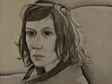 'La vecina' (1947), una de las obras de la exposición de dibujos de Lucian Freud que se celebra en la galería Blain Southern de Londres