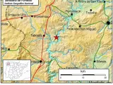 Mapa Sísmico Del Terremoto En Taboada