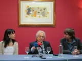 Raquel Lanseros, Adonis Y Fernando Valverde, En Rueda De Prensa