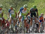 Imagen del pelotón en el Giro de Italia.