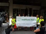 La protesta de los yayoflautas en Madrid.