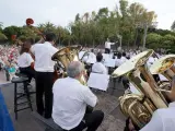 La Banda Municipal De Música En Los Jardines Del Palau