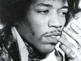 El célebre guitarrista de Seattle, Jimi Hendrix.