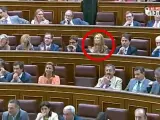 La diputada Andrea Fabra, en la sesión del pasado miércoles en el Congreso de los Diputados.