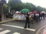 Manifestación funcionario.