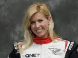 La piloto española María de Villota, probadora de Marussia F1 Team.