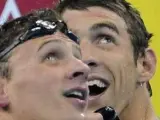 Phelps y Lochte, tras una carrera