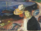 Paisaje de Edvard Munch creado en 1907