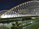 El puente de Calatrava de Murcia une los barrios de Vistabella y de Infante Juan Manuel.